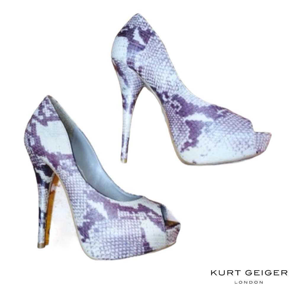 KG Kurt Geiger Snakeskin Stilettos